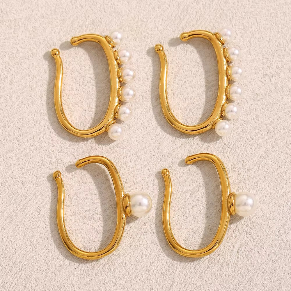 Perlina Pearl Ear Cuff