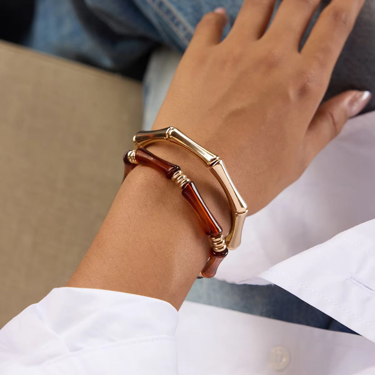 Safari Stretch Bracelet Stack