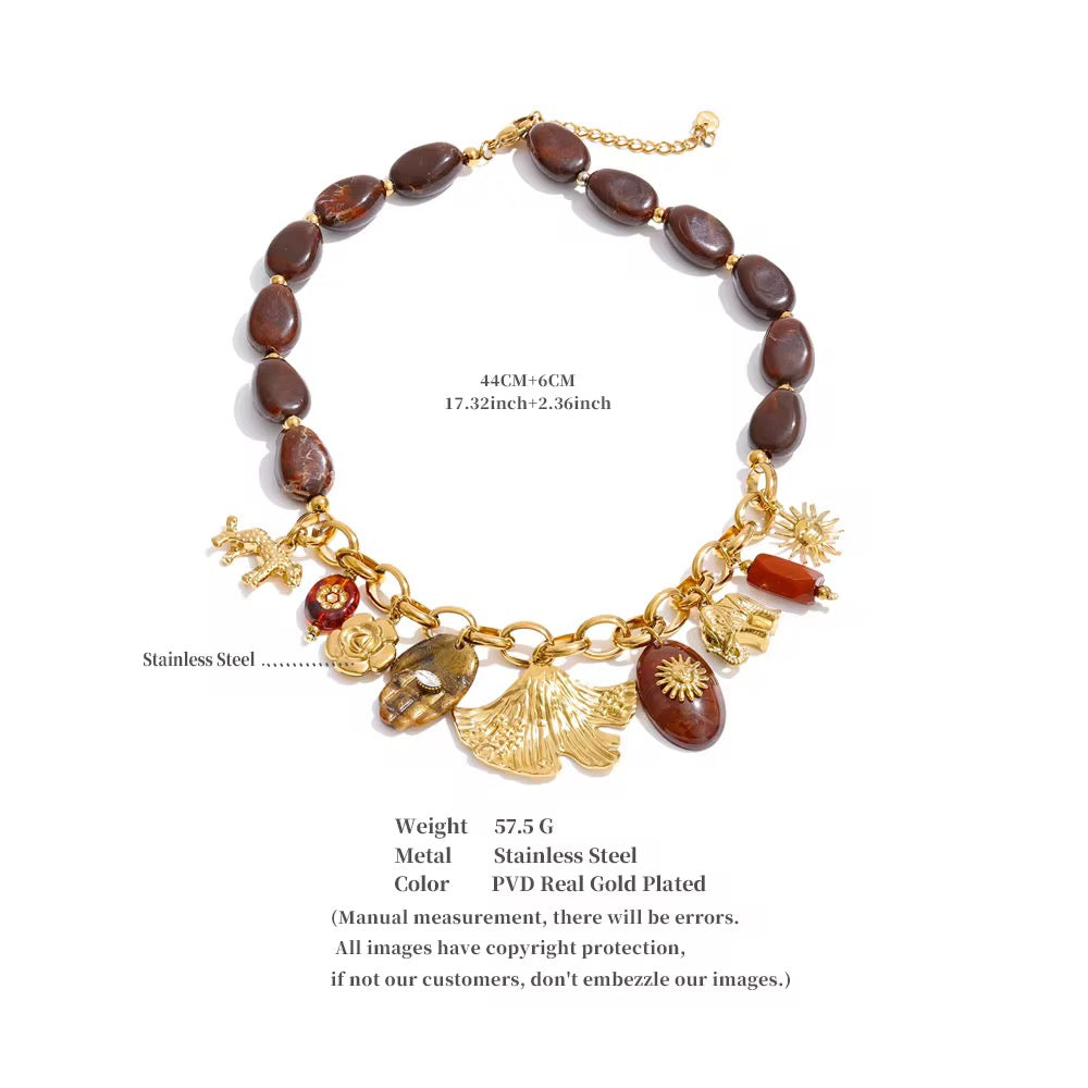 Tulum Charm Necklace