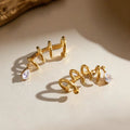 Bela Gold Spiral Ear Cuff