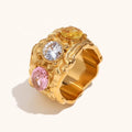 Mehr Gemstone Statement Ring