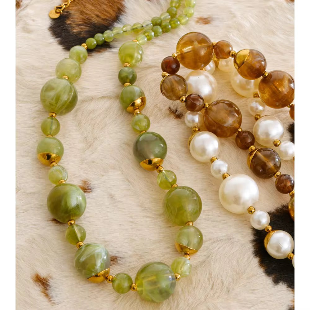 Truffle Bead Necklace