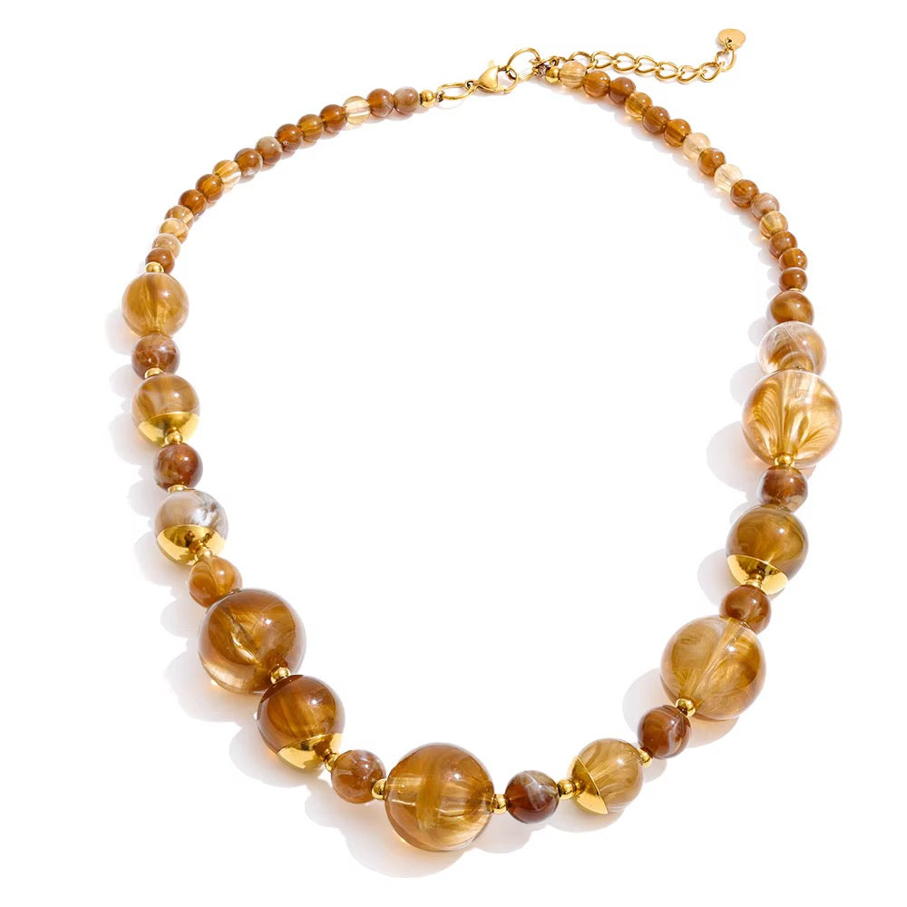 Truffle Bead Necklace