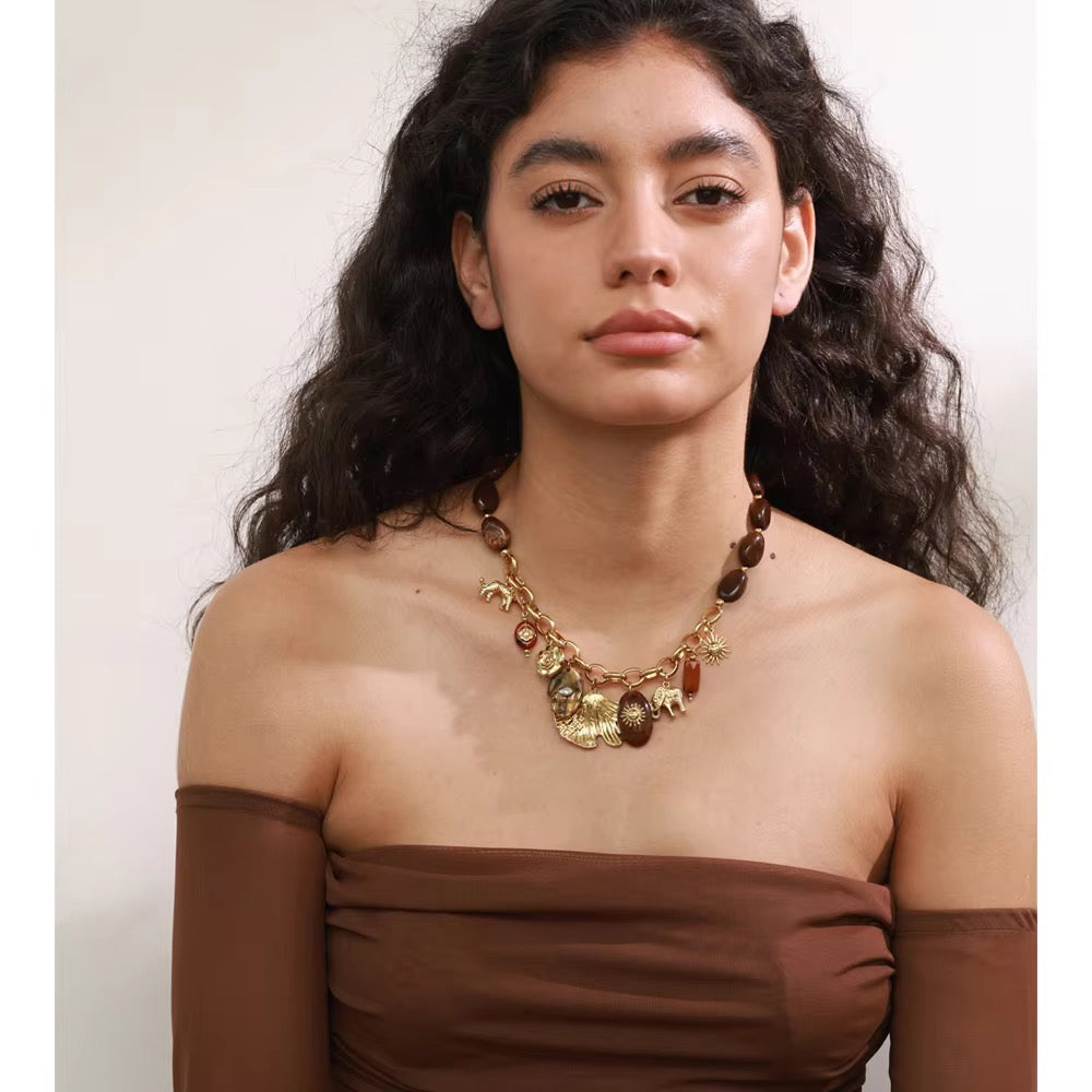 Tulum Charm Necklace