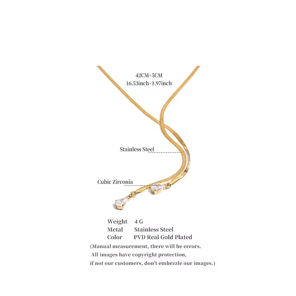 Mira Lariat Necklace