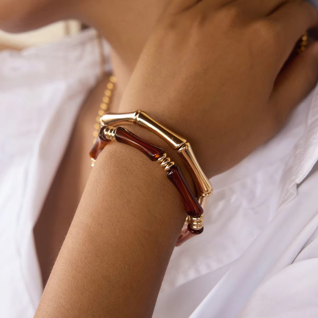 Safari Stretch Bracelet Stack