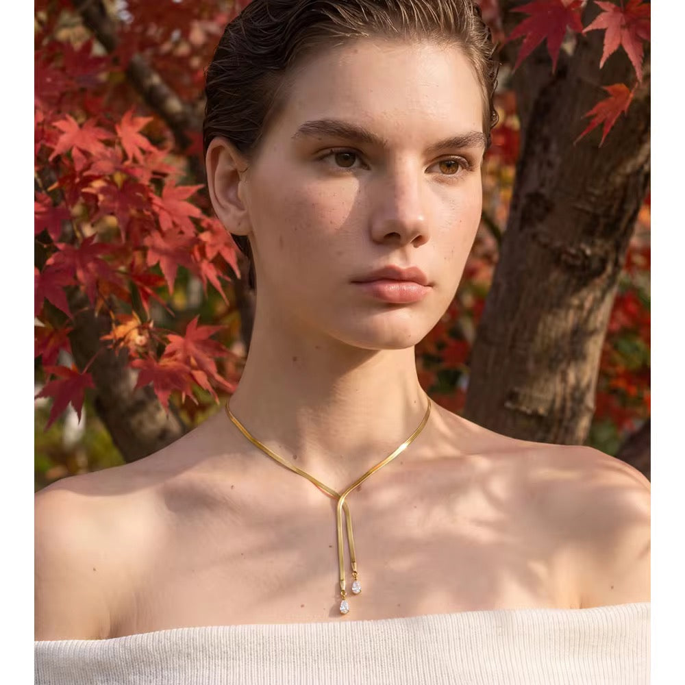 Mira Lariat Necklace