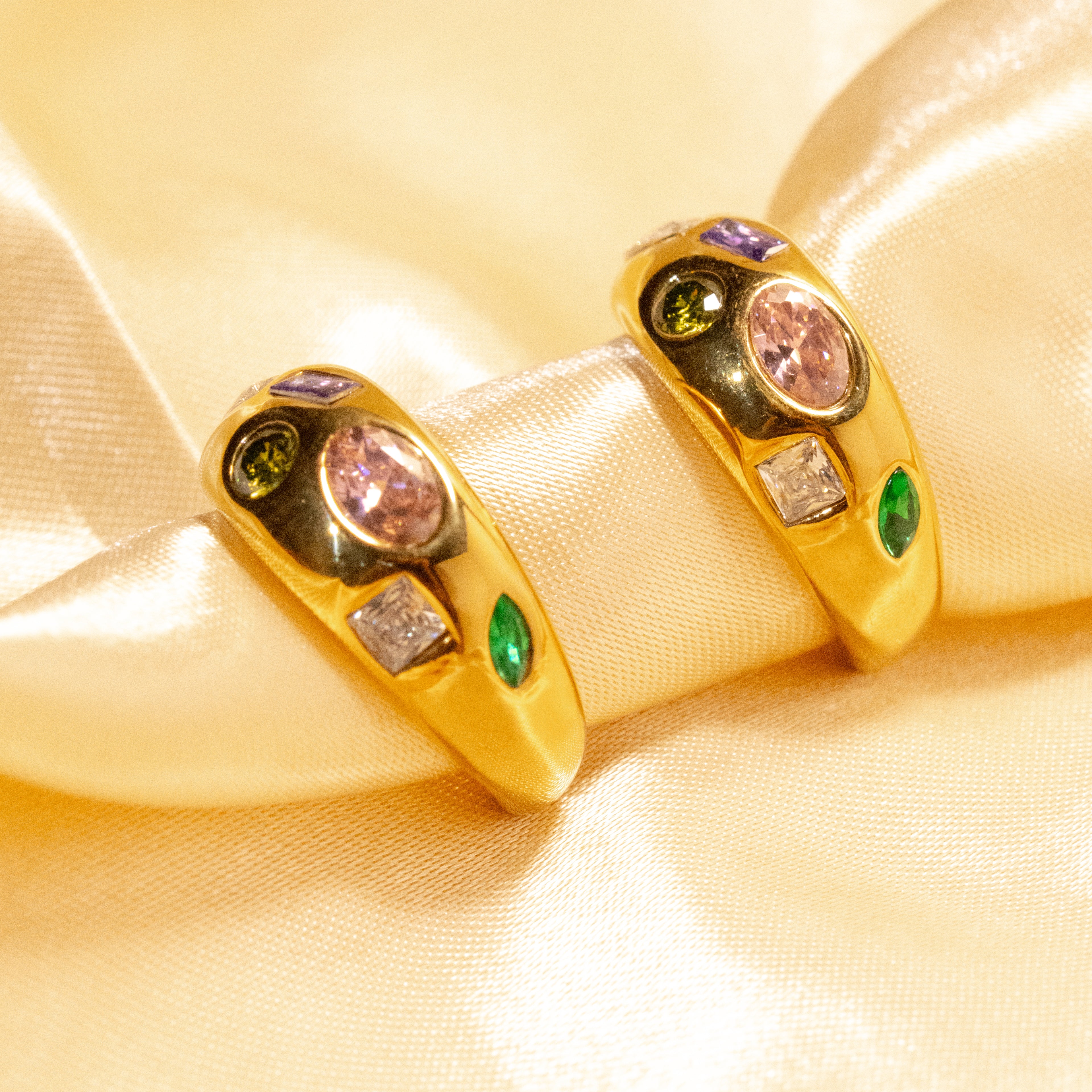 Candy Mosaic Hoops