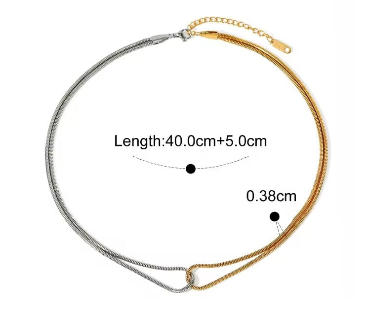 Halfmoon Chain Necklace