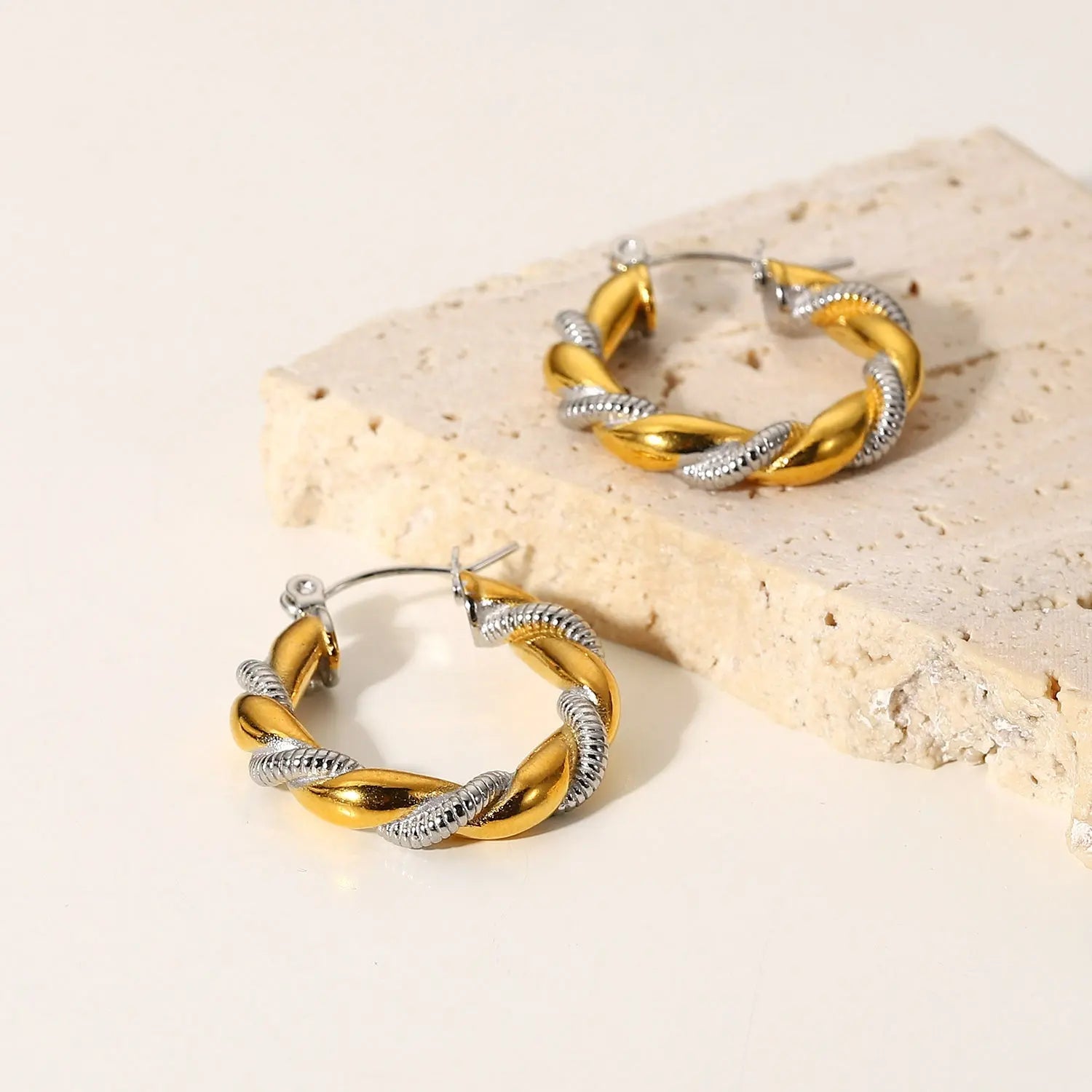 Two Tone Braided Glory Hoops
