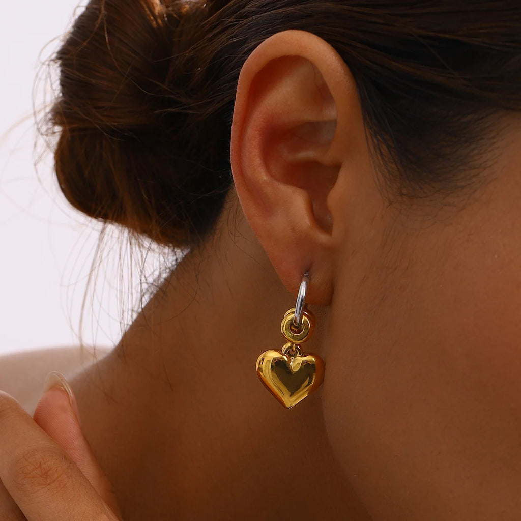 Two-Tone Earrings TTER83 by Navera Jewels