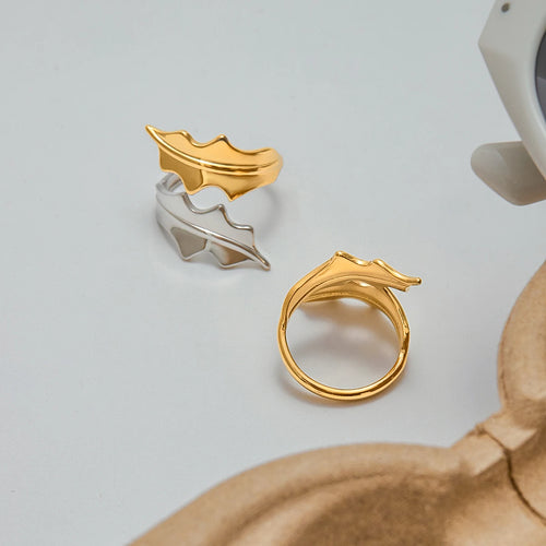 Two-Tone Ring TTRN57 by Navera Jewels