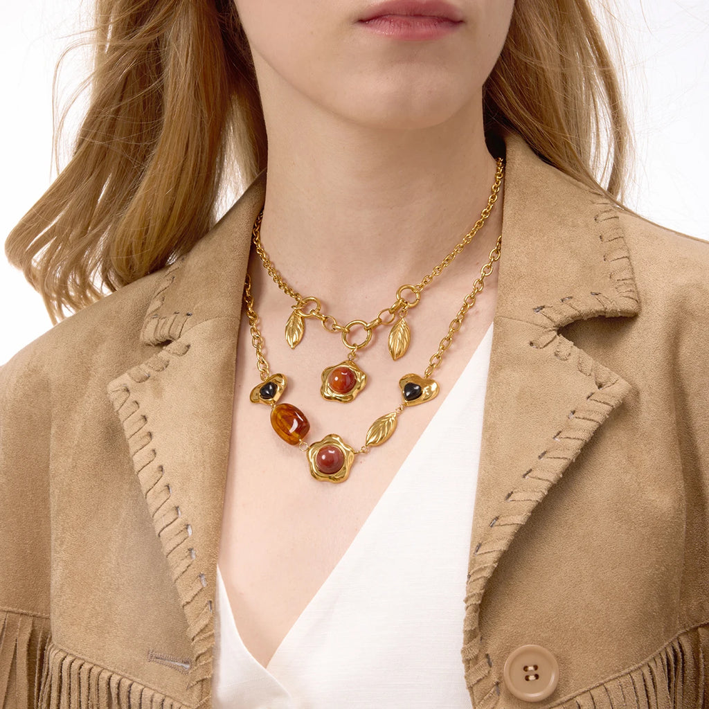 Cider Necklace and Earring Set by Navera Jewels