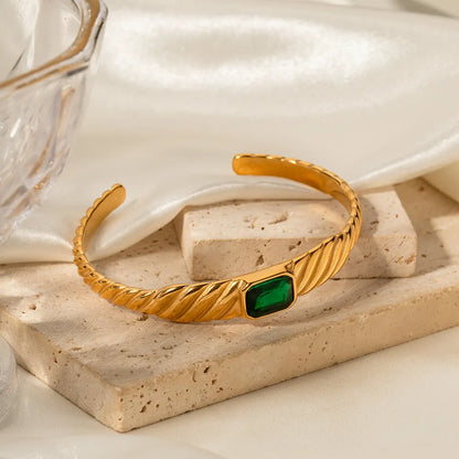 Urban Rani Verde Coil Cuff Bracelet