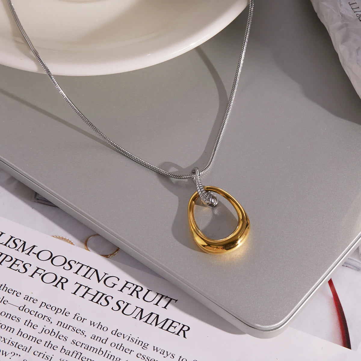 Two-Tone Necklace TTNL17 by Navera Jewels