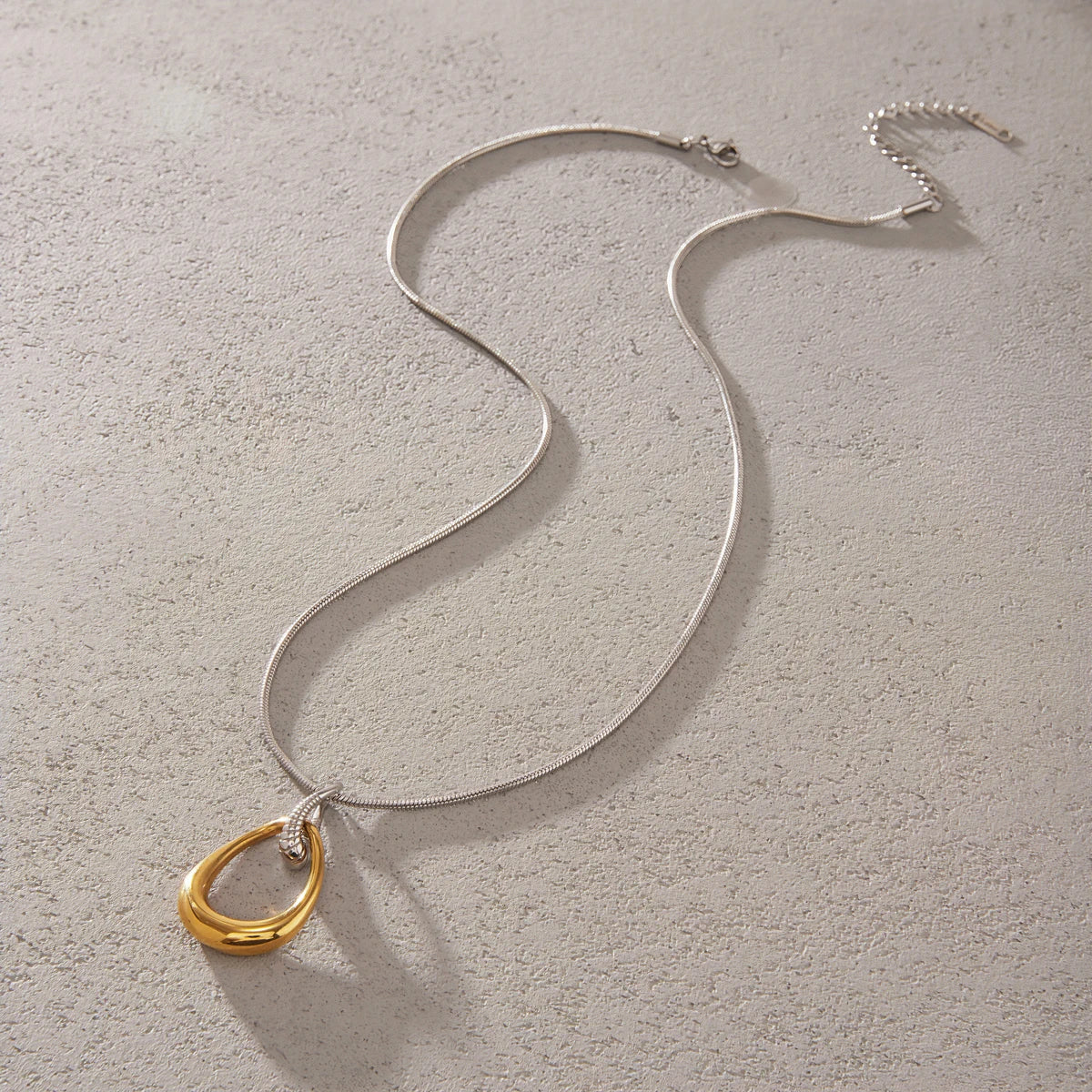 Two-Tone Necklace TTNL17 by Navera Jewels