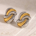 Two Tone Spiral Studs
