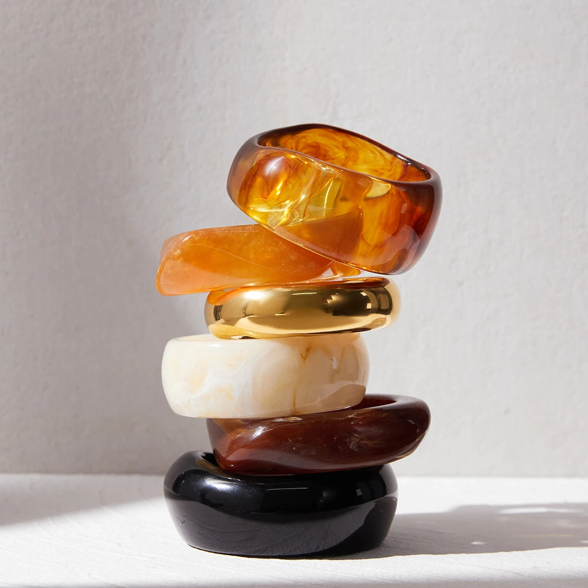 Caramel Bracelet Stack by Navera Jewels
