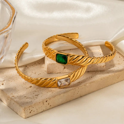 Urban Rani Verde Coil Cuff Bracelet