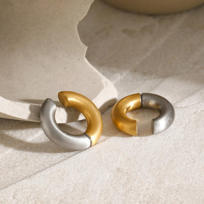 Two Tone Satin Ear Cuff