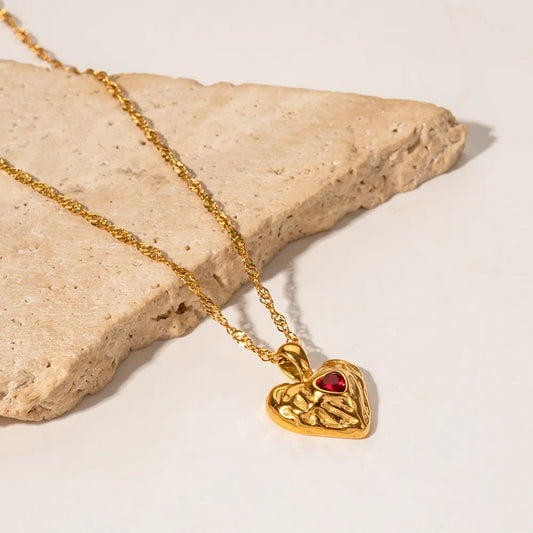 Urban Rani Heart Crush Pendant Necklace