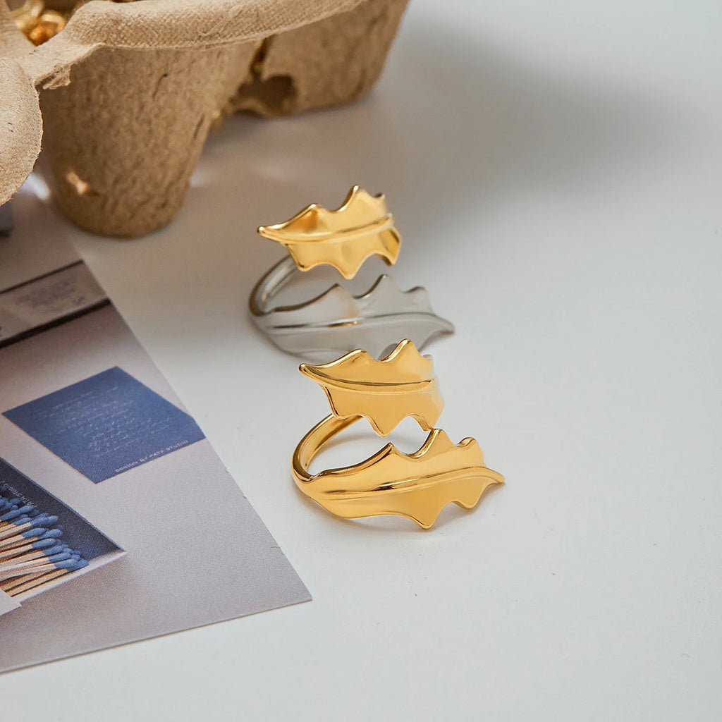 Two-Tone Ring TTRN57 by Navera Jewels