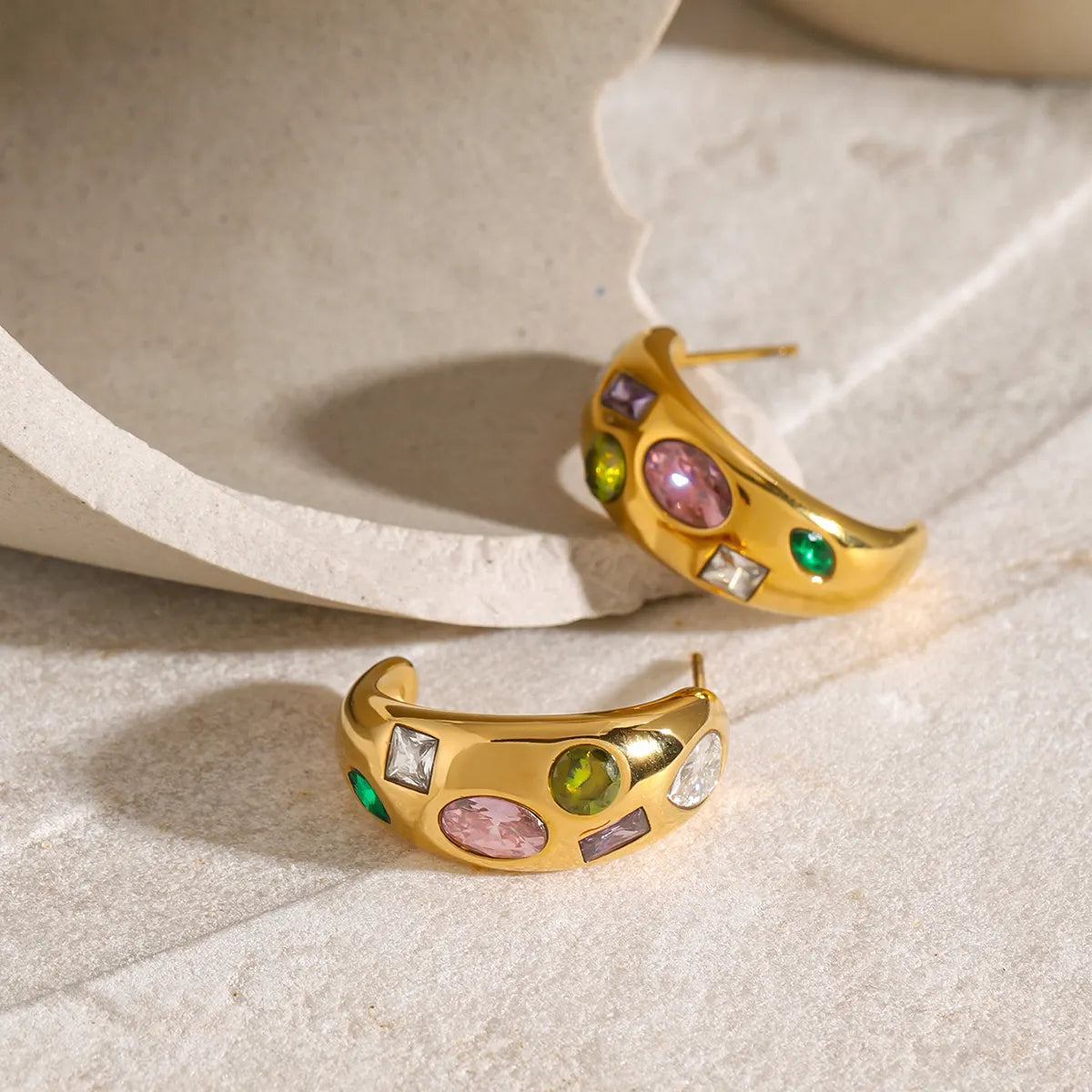 Candy Mosaic Hoops