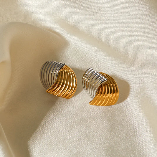 Two Tone Shell Studs