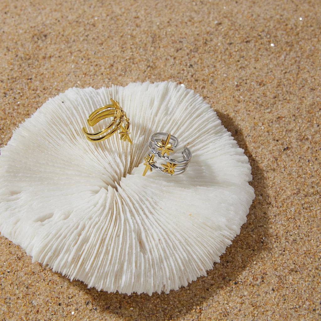 Two-Tone Ring TTRN52 by Navera Jewels