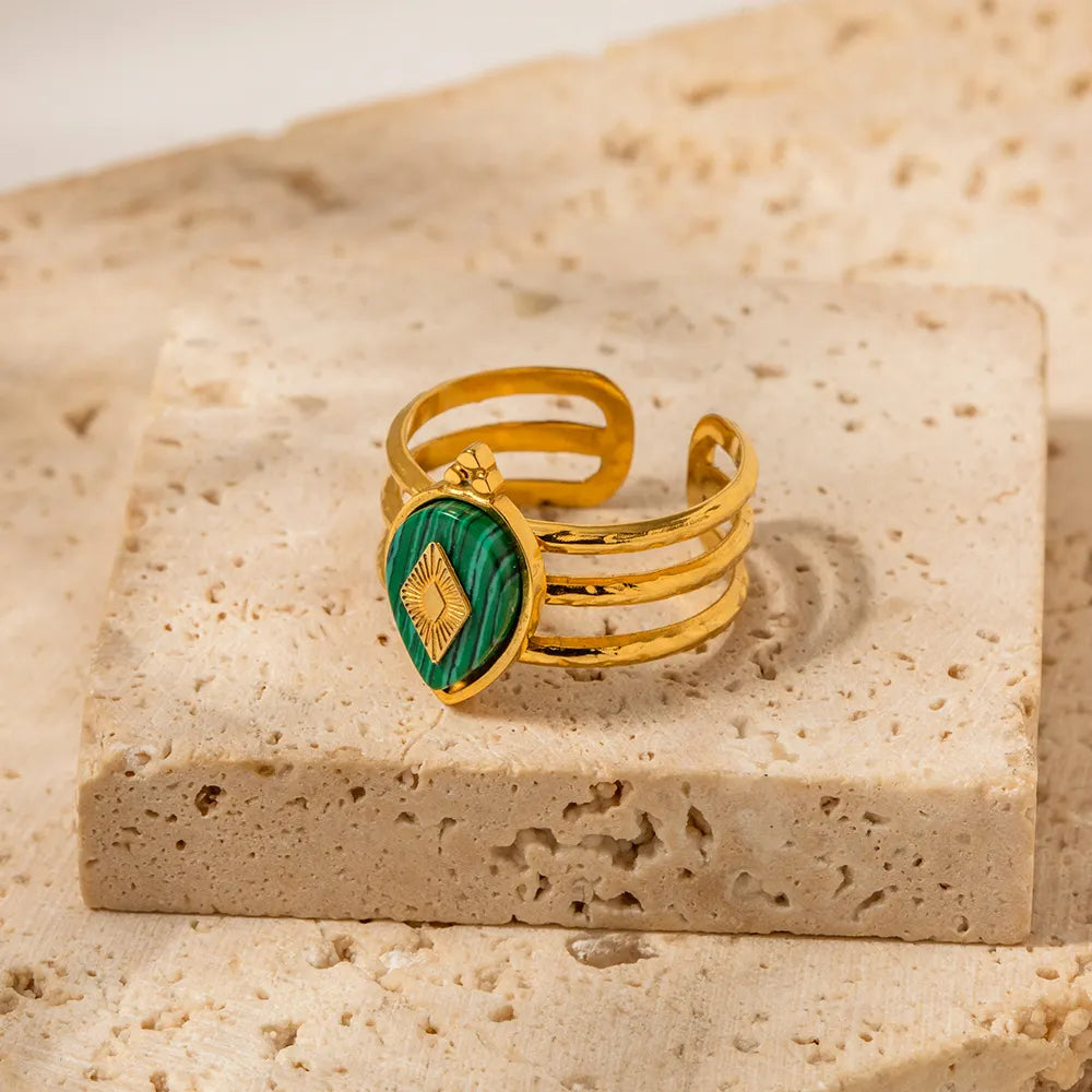 Urban Rani Emerald Crown Ring