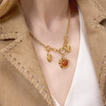 Cider Necklace and Earring Set by Navera Jewels