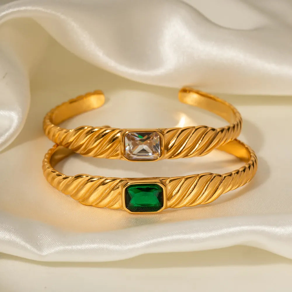 Urban Rani Verde Coil Cuff Bracelet