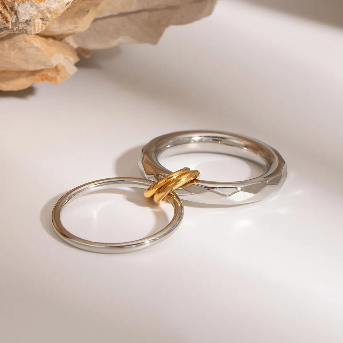 Two Tone Bond Ring