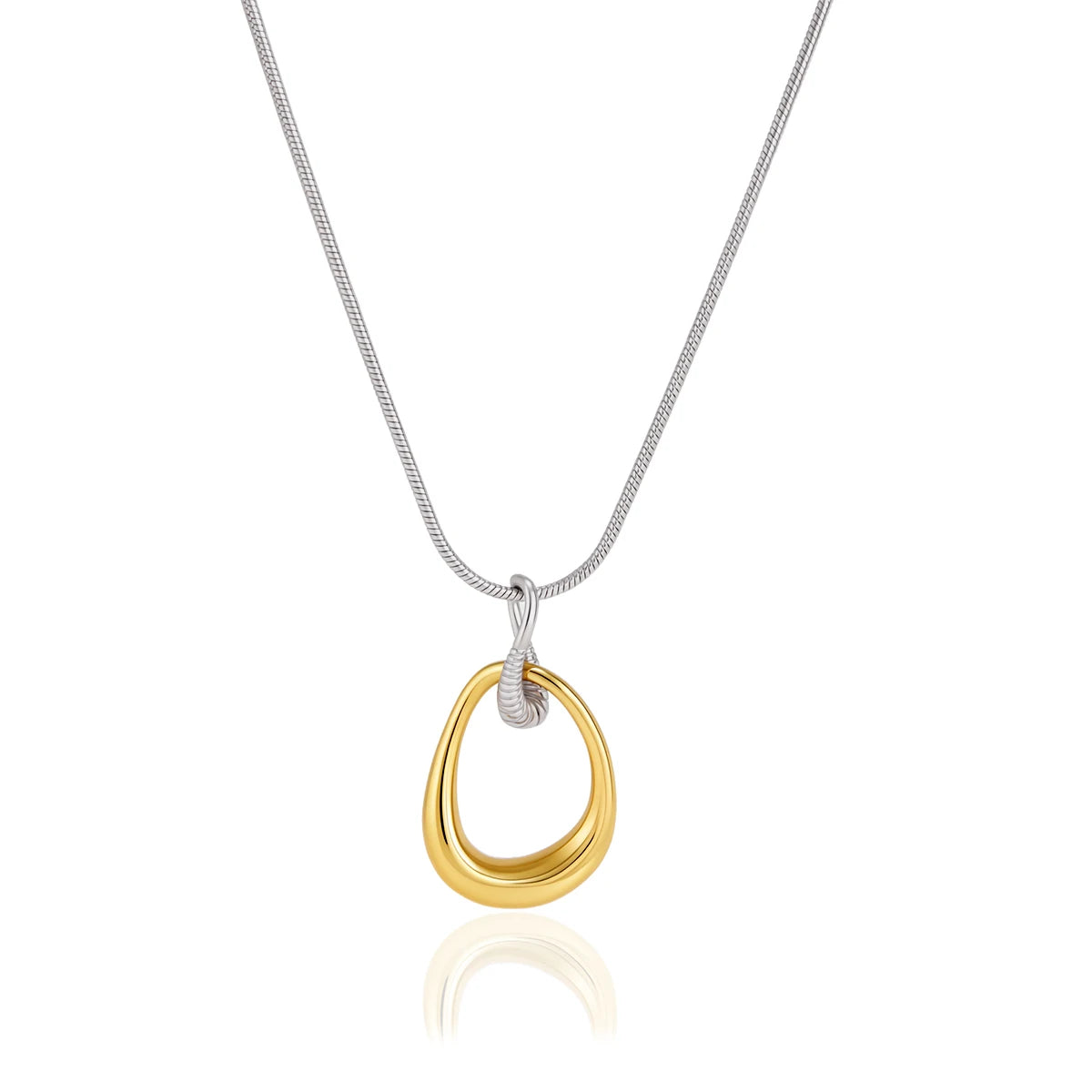 Two-Tone Necklace TTNL17 by Navera Jewels