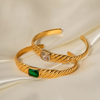 Urban Rani Verde Coil Cuff Bracelet