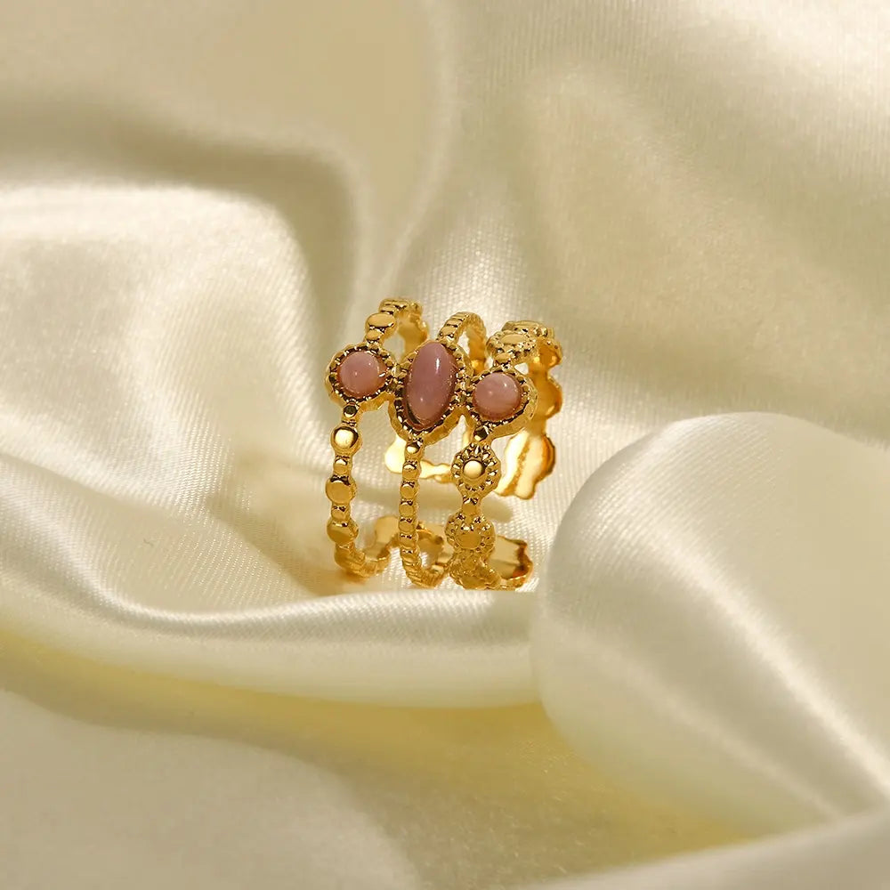 Urban Rani Blush Dots Ring