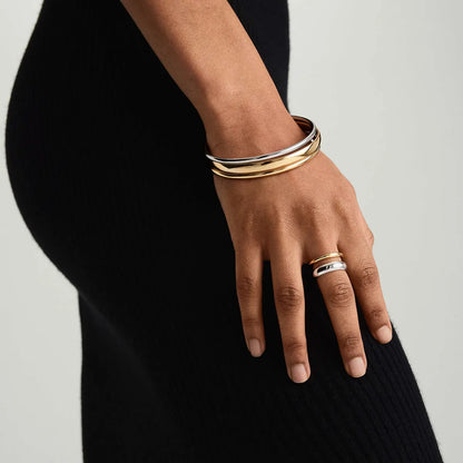 Two Tone Stack Ring