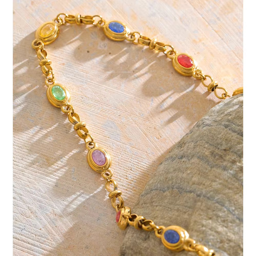 Utsav Multicolour Necklace & Earring Set