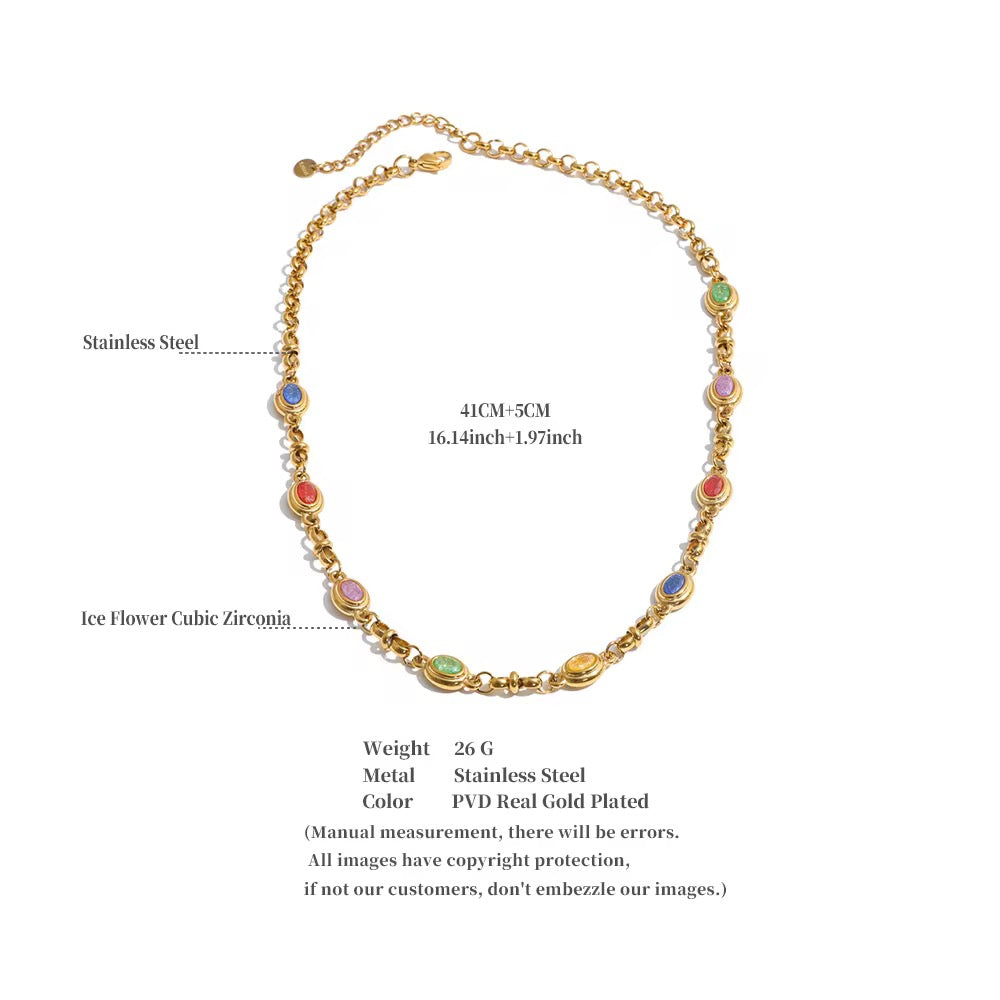 Utsav Multicolour Necklace & Earring Set