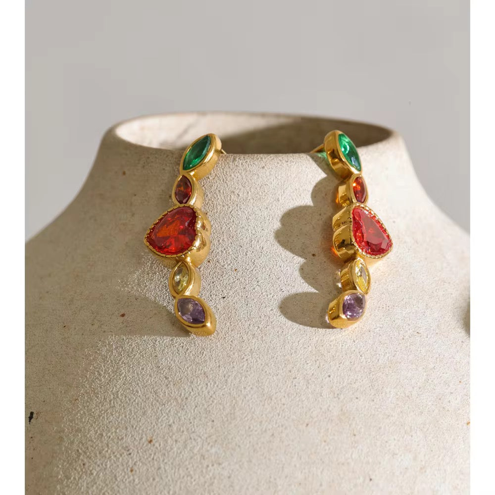 Utsav Multicolour Necklace & Earring Set