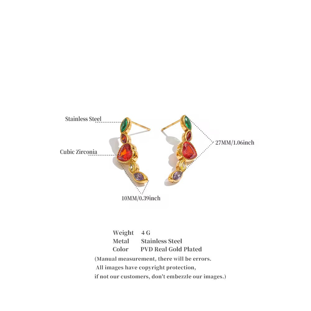 Utsav Multicolour Necklace & Earring Set