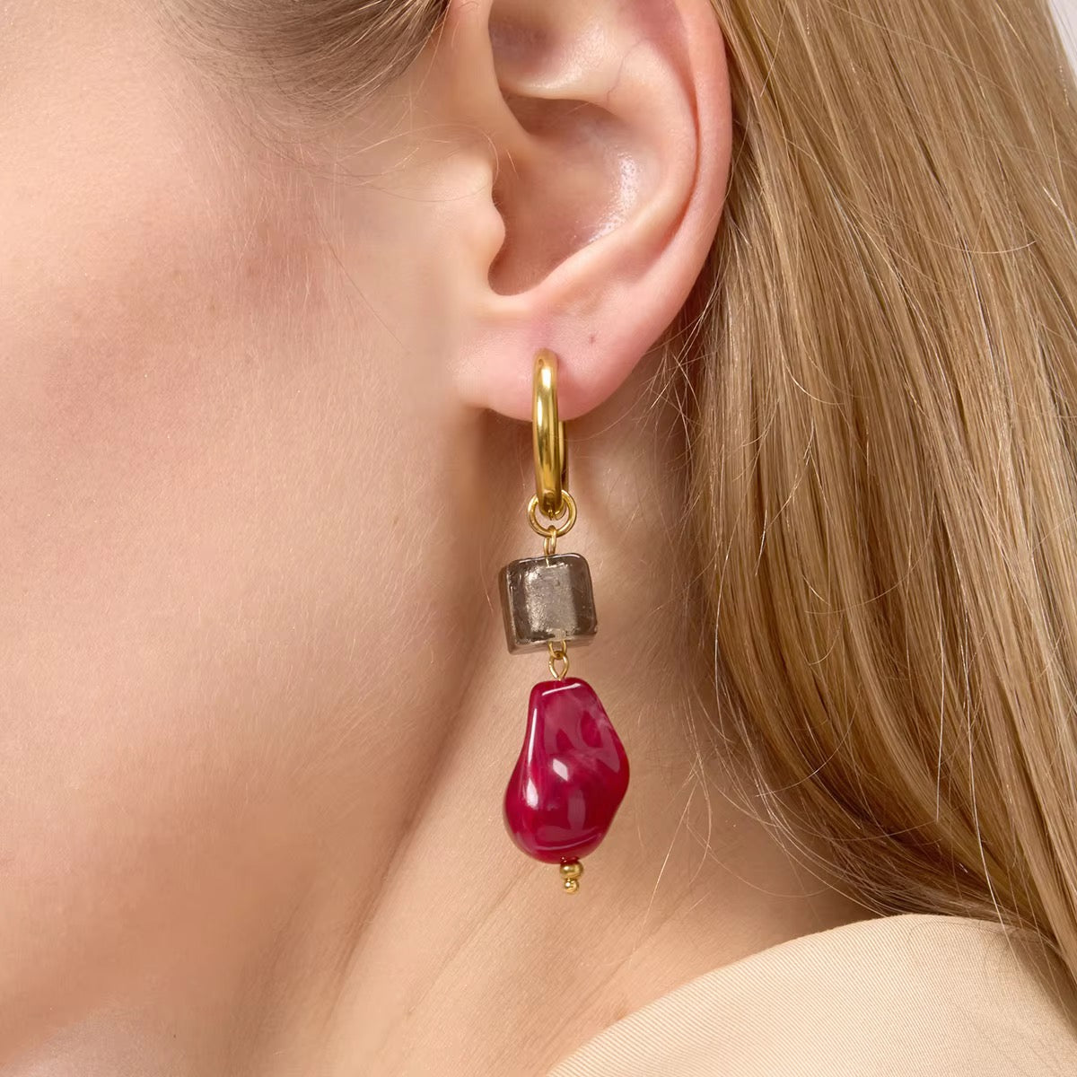 Cassis Drop Earrings