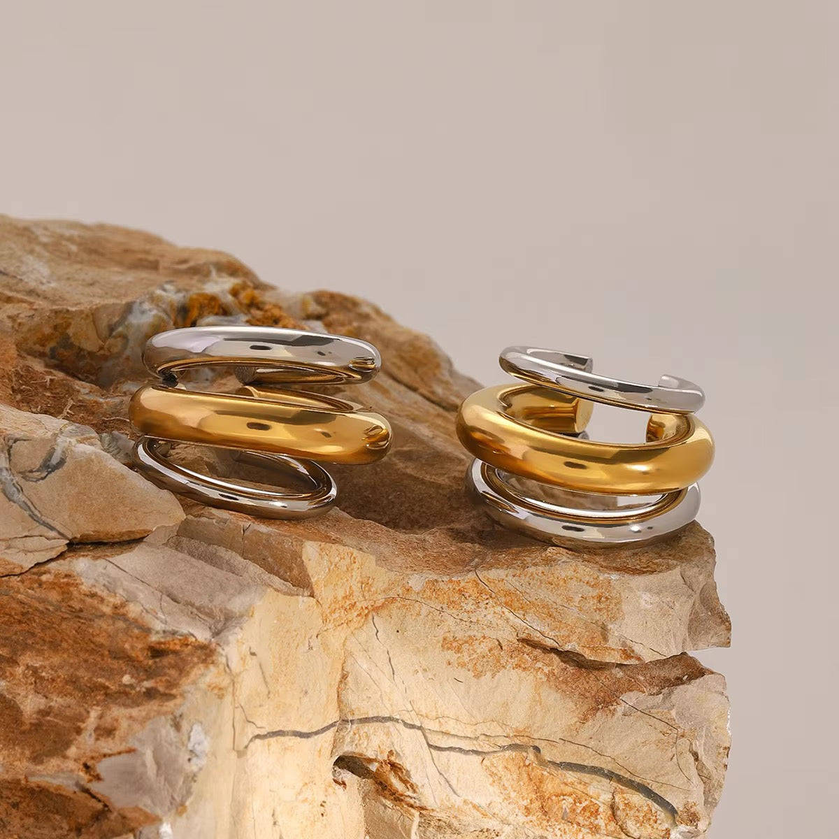 Soho Two-Tone Ear Cuff