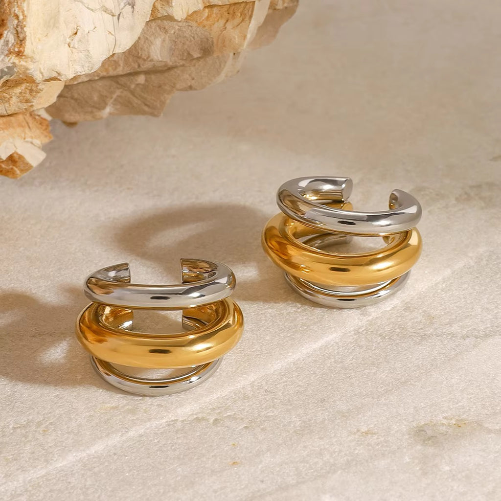 Soho Two-Tone Ear Cuff