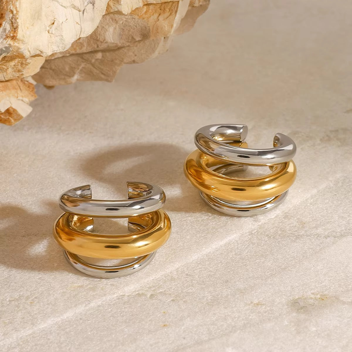 Soho Two-Tone Ear Cuff