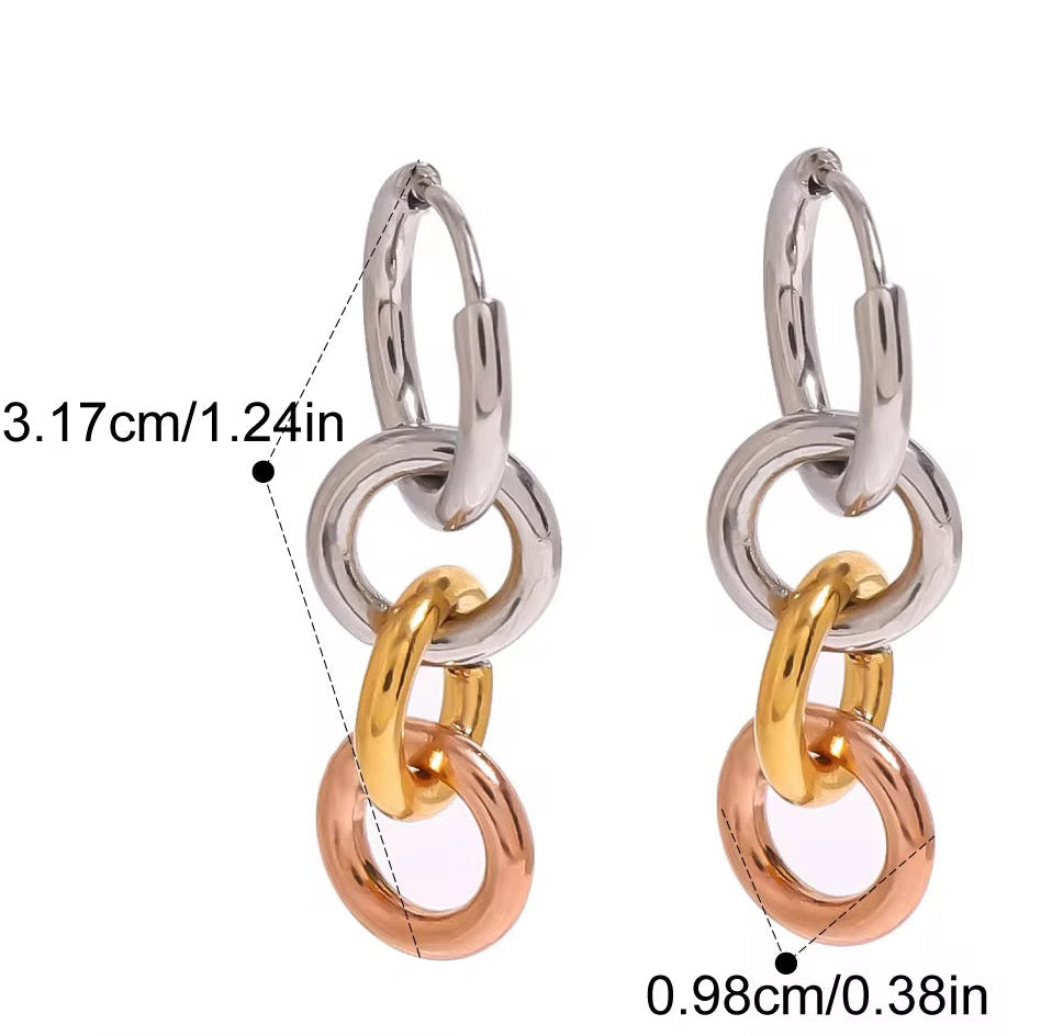 Trio Hoop Earrings
