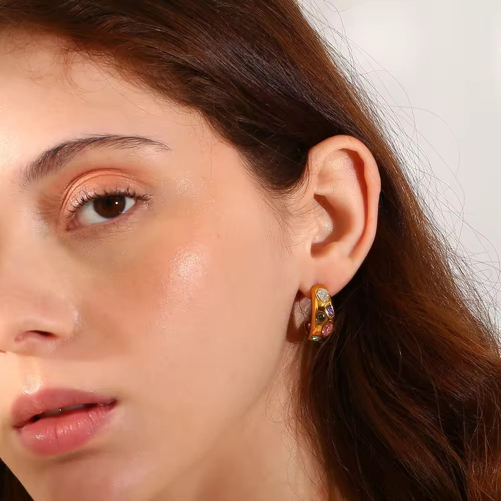 Candy Mosaic Hoops