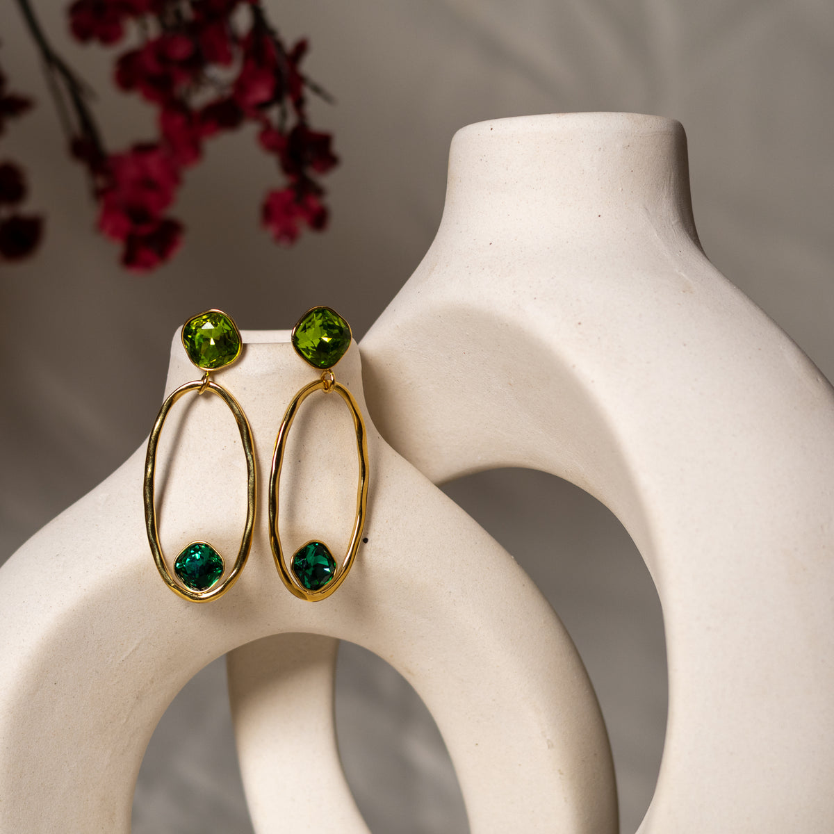 Noorani Drop Earrings by Navera Jewels