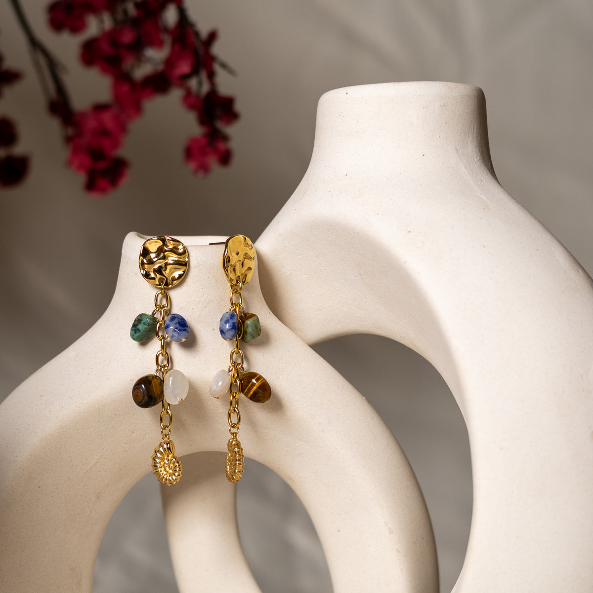 Malibu Charm Earrings by Navera Jewels