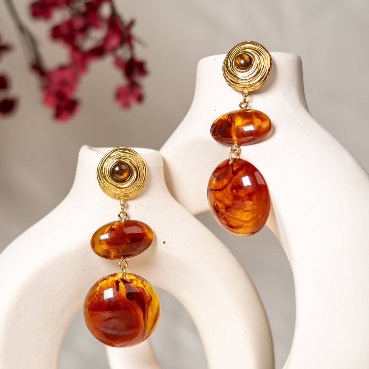 Shehad Drop Earrings by Navera Jewels